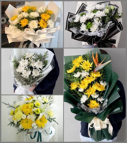 广东梅州市蕉岭县南磜镇三泰村白事花束代送